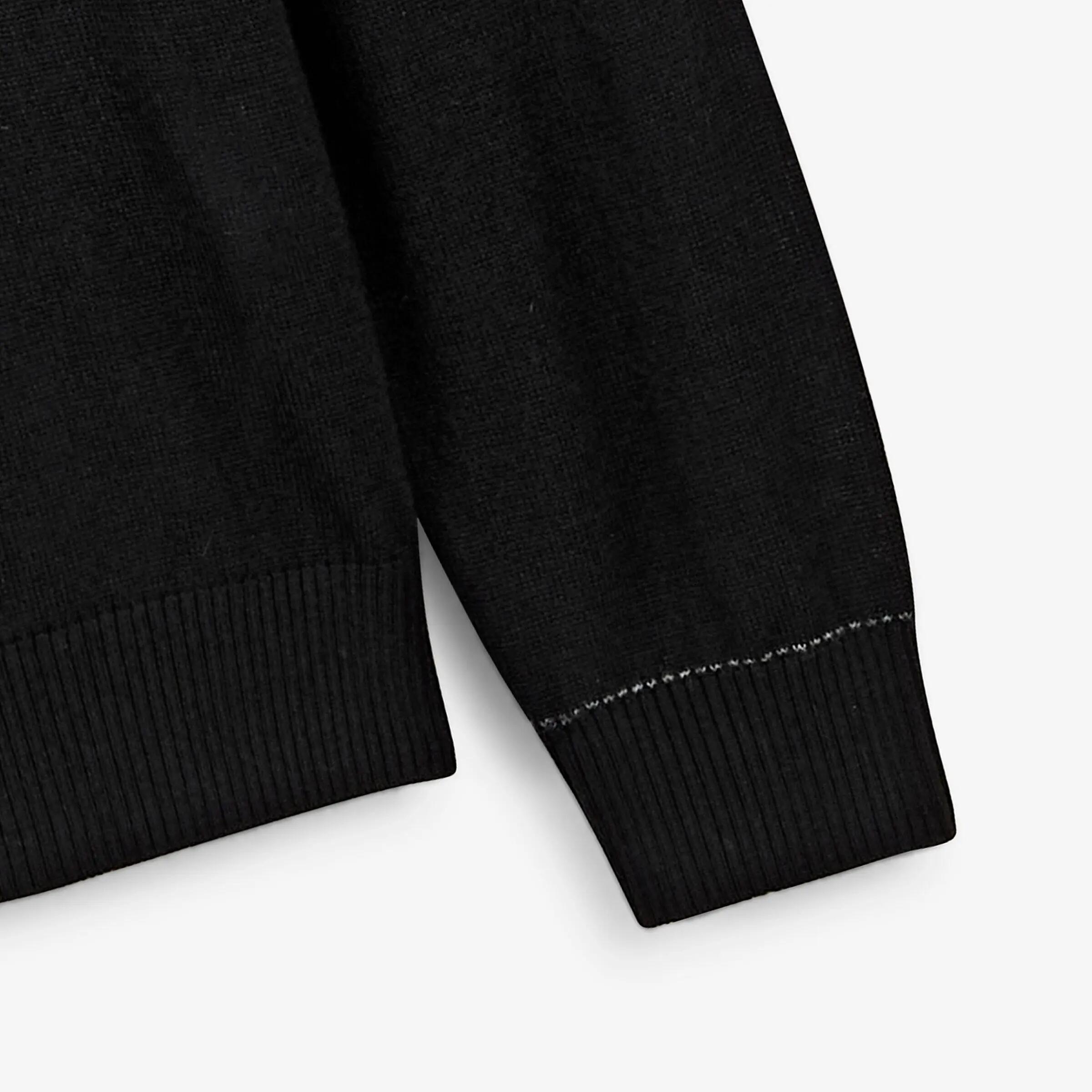 Pull laine col zippé noir Marvine 5/6