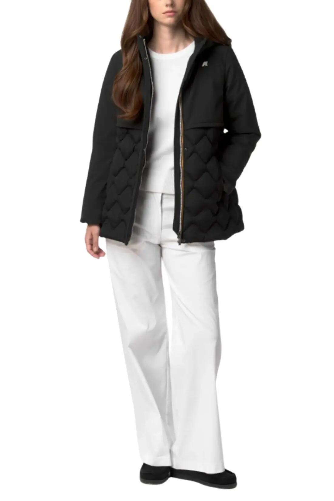 Veste chaude femme Siphane Hybrid Warm Shell - noir 2/2