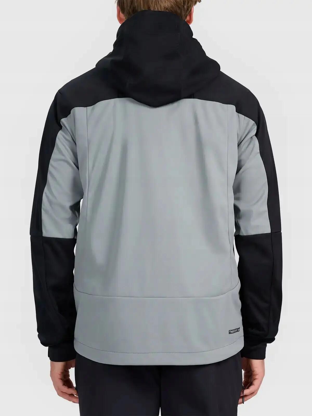 SOFTSHELL MĘSKI 4F KURTKA TREKKINGOWA CZARNA 4/7