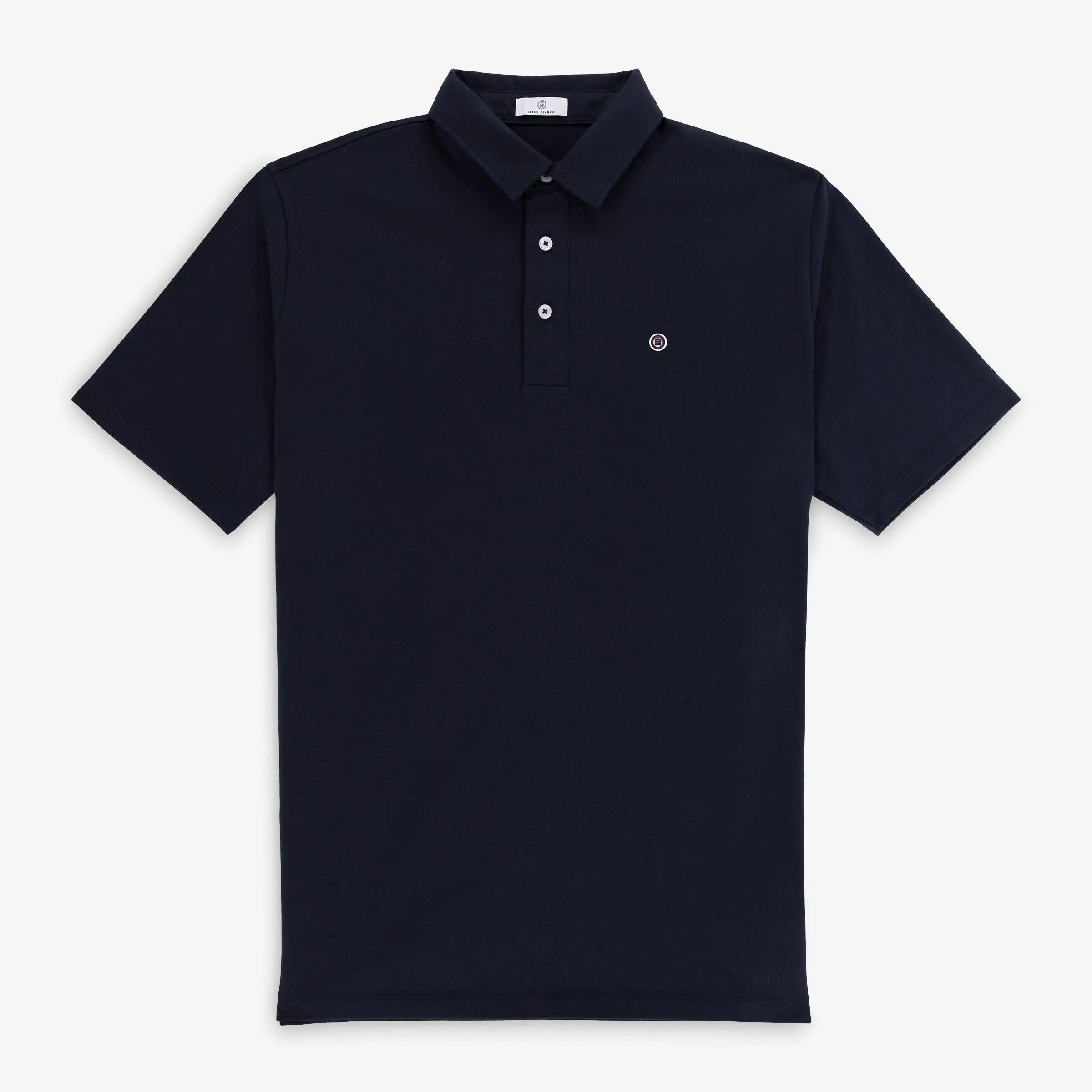 Polo met korte mouwen van katoenen jersey 2/3