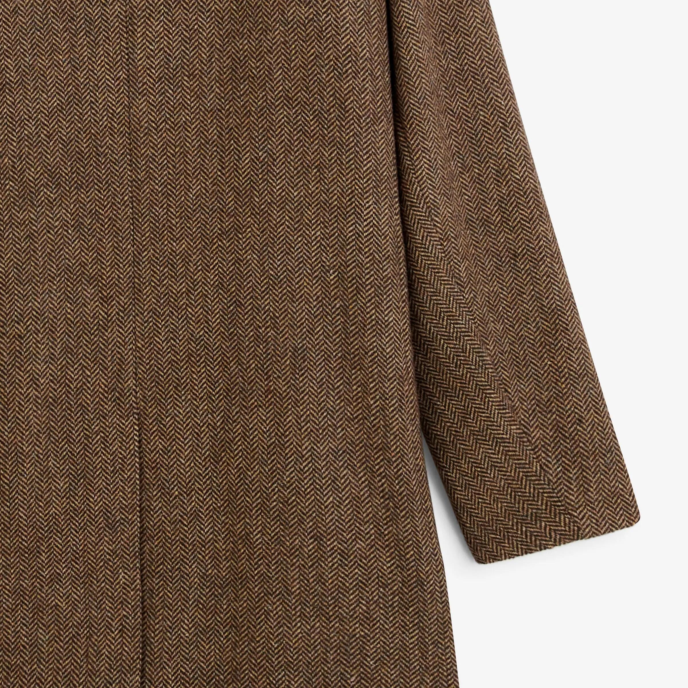 Manteau chevron marron Dante 5/6