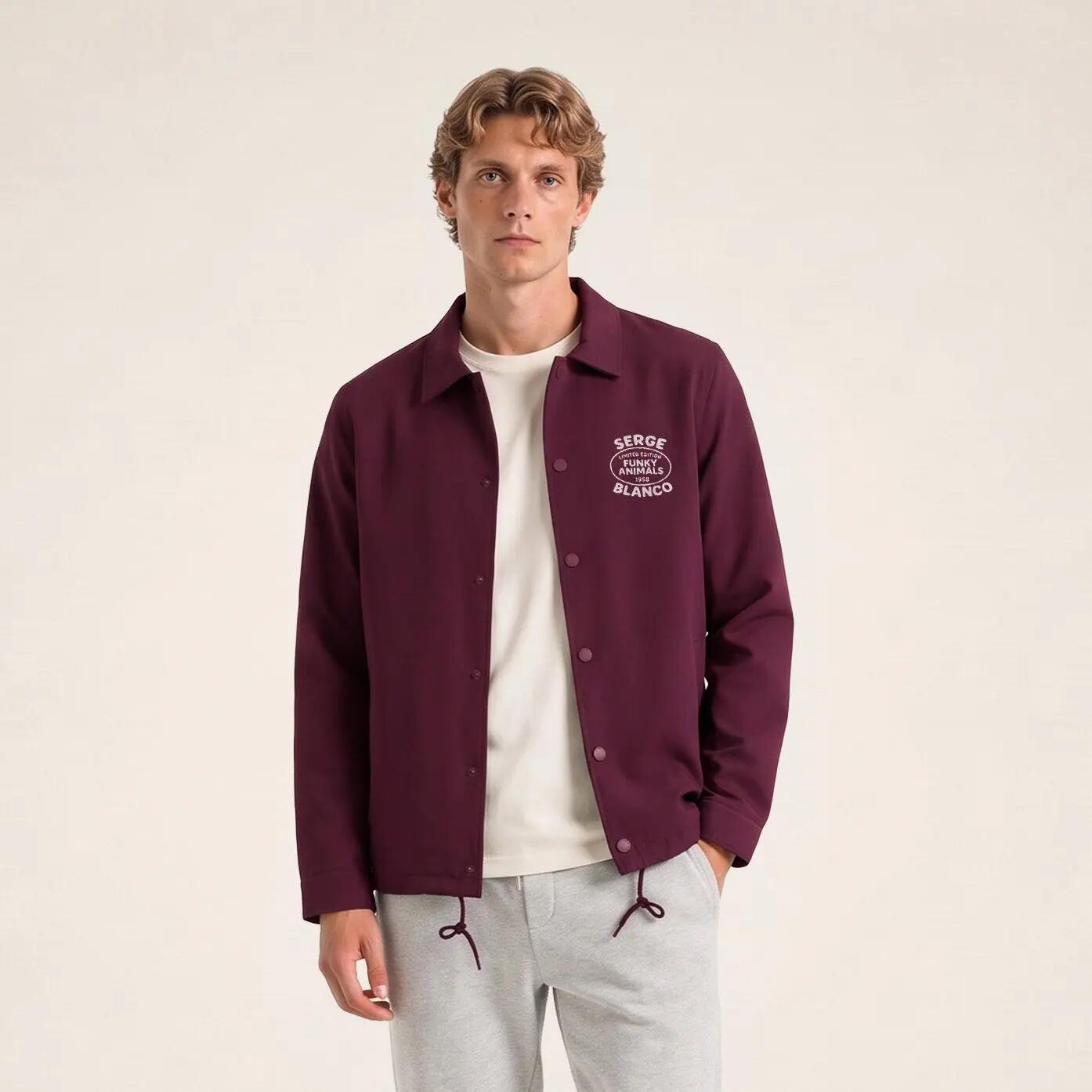 Blouson coach rouge Wayne doublure intérieure Funky Animals 2/7