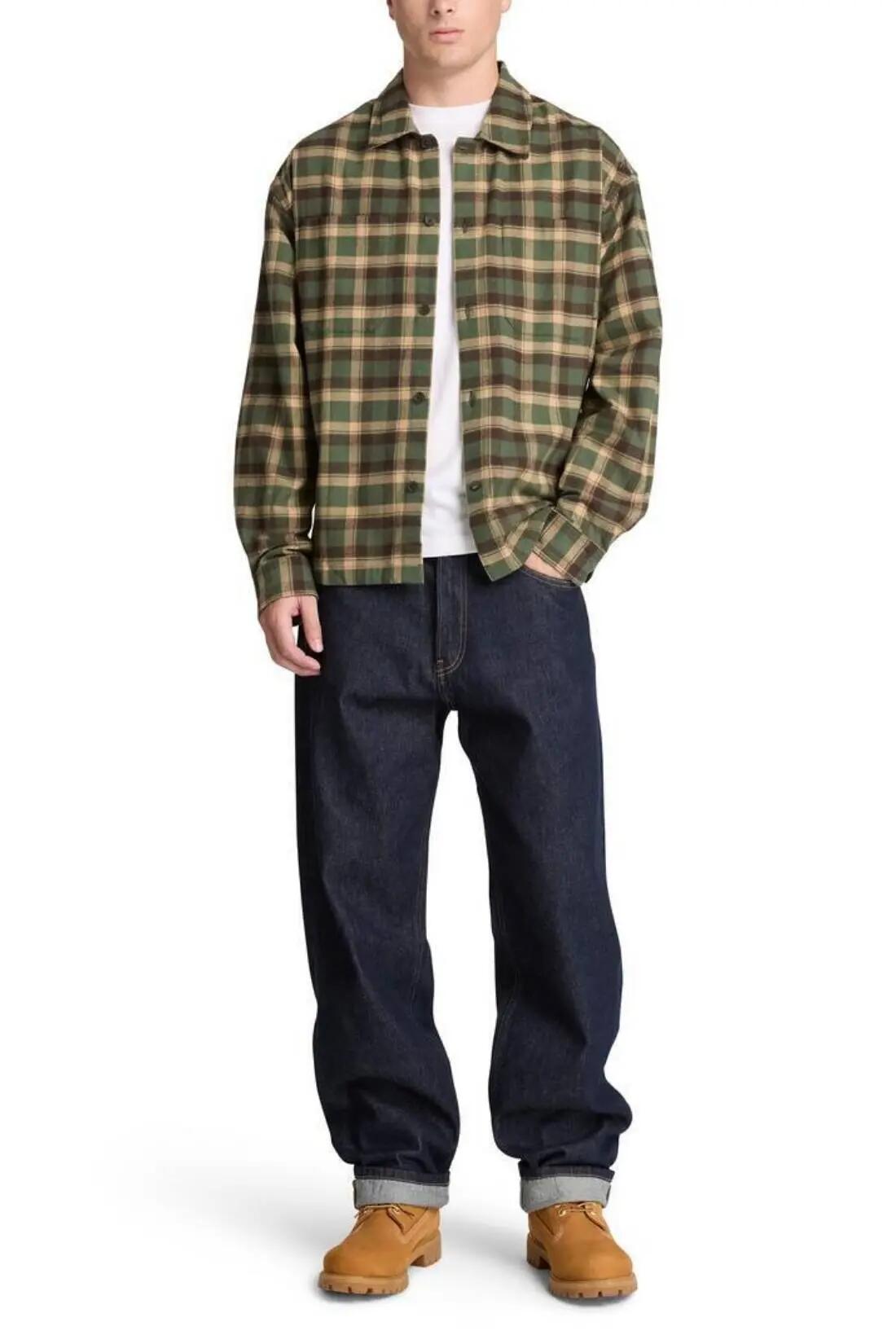 Chemise homme - Coupe regular - Flanelle - Vert 2/4