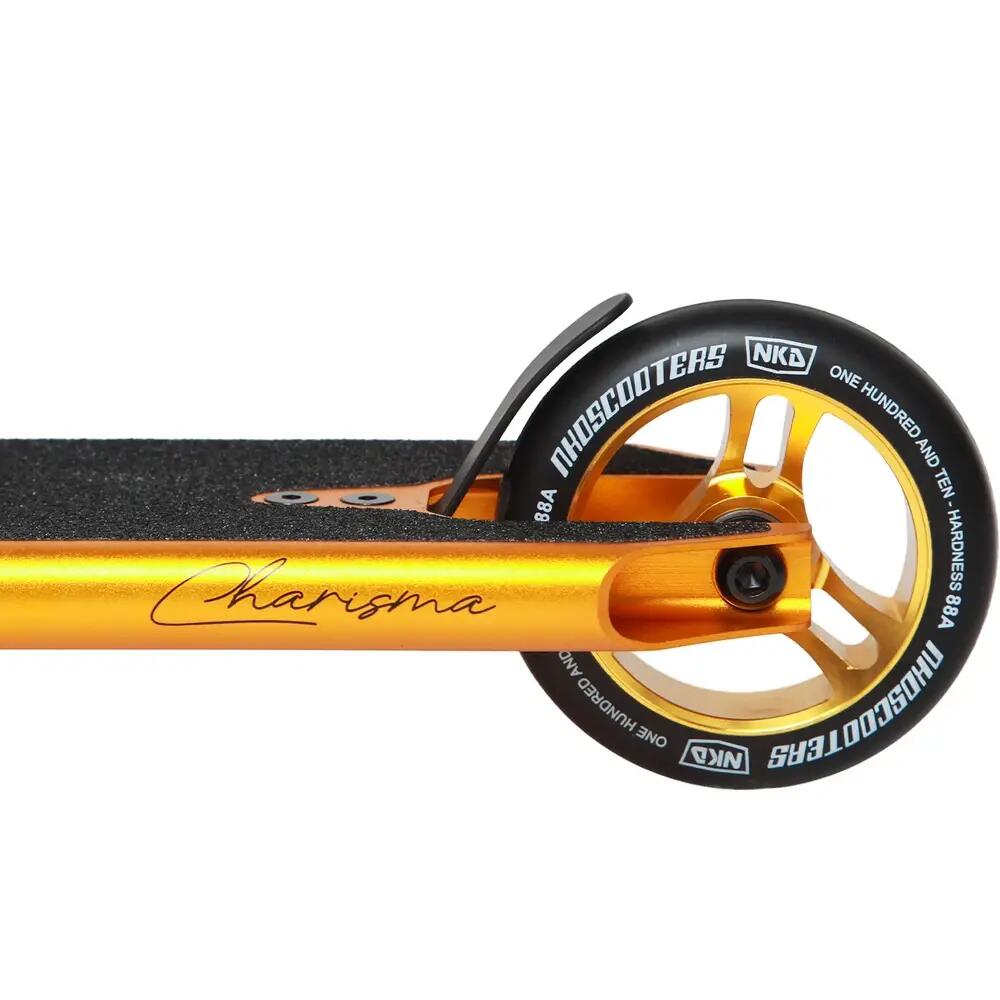 Stuntstep - scooter - unisex - Rizz - 110 mm wielen, aluminium - goud 3/4