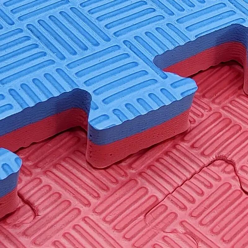 Arquiservi - Tatami Puzzle Ignifugo 1x1m x2cm - Pack de 30 Rojo - Azul 4/7