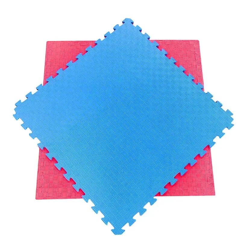 Arquiservi - Tatami Puzzle Ignifugo 1x1m x2cm - Pack de 30 Rojo - Azul 3/7