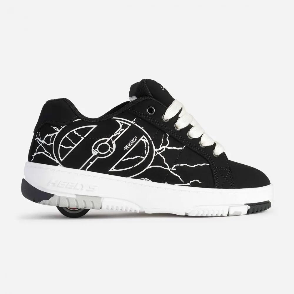 Sneakers - Kolect Glow - Roller - Uitneembaar wiel - Zwart/Wit 4/4