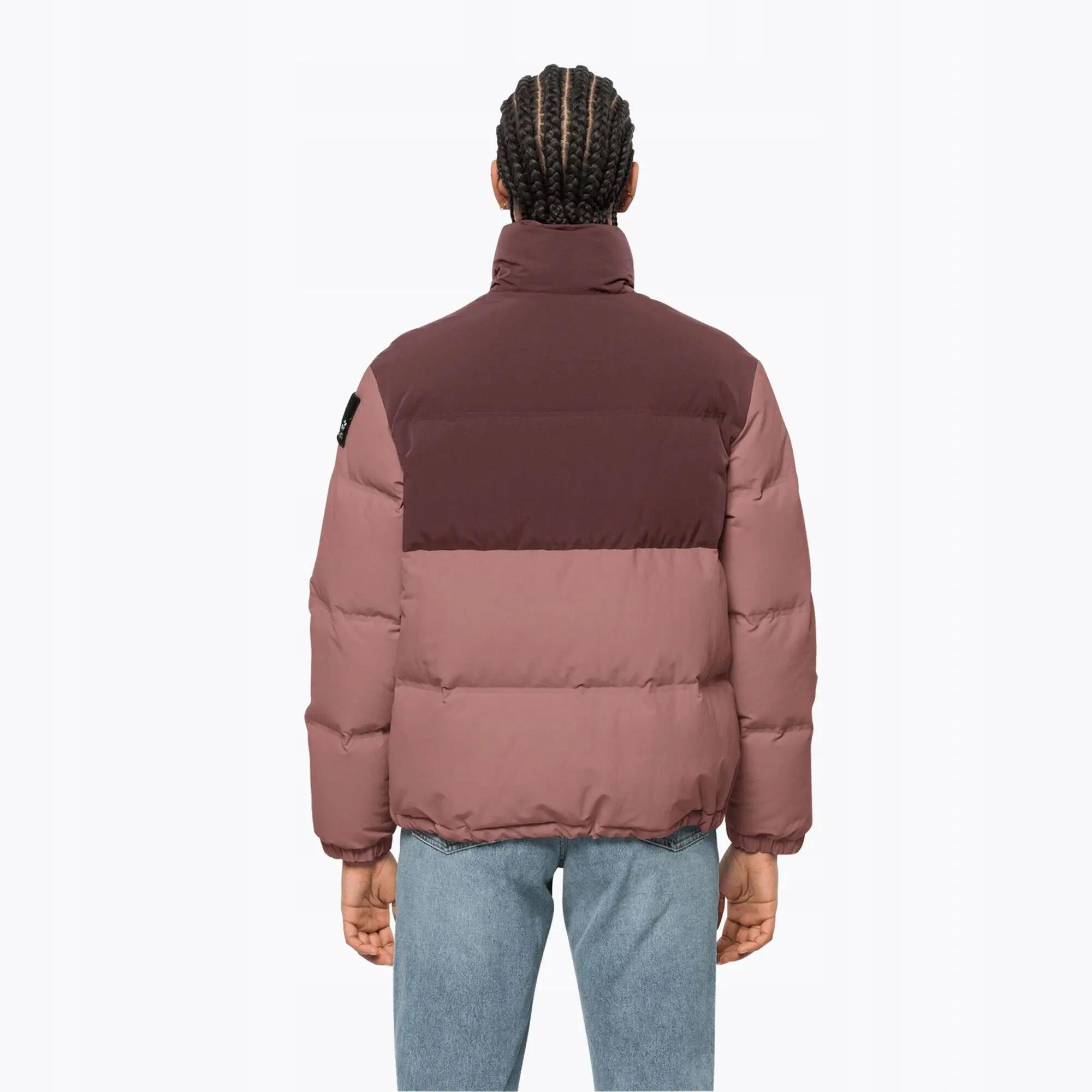 KURTKA ZIMOWA UNISEX Jack Wolfskin ALEX DOWN JKT    Z KAPTUREM  CZERWONA 3/5