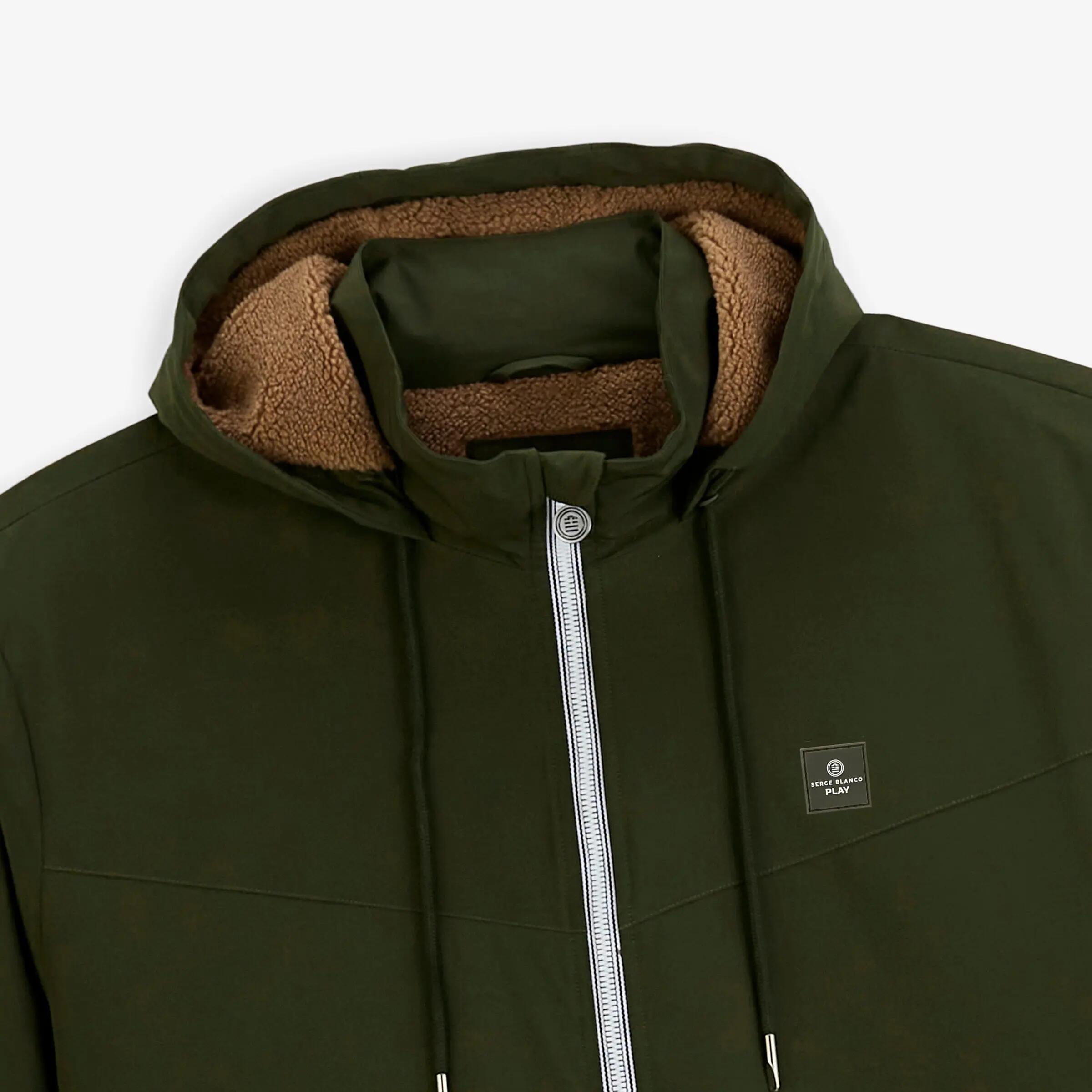 Parka déperlante à capuche taupe Stormer SBPLAY 3/4