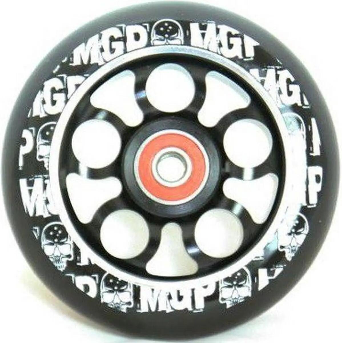 MGP Aluminium core Wheel 100mm Zwart 3/4