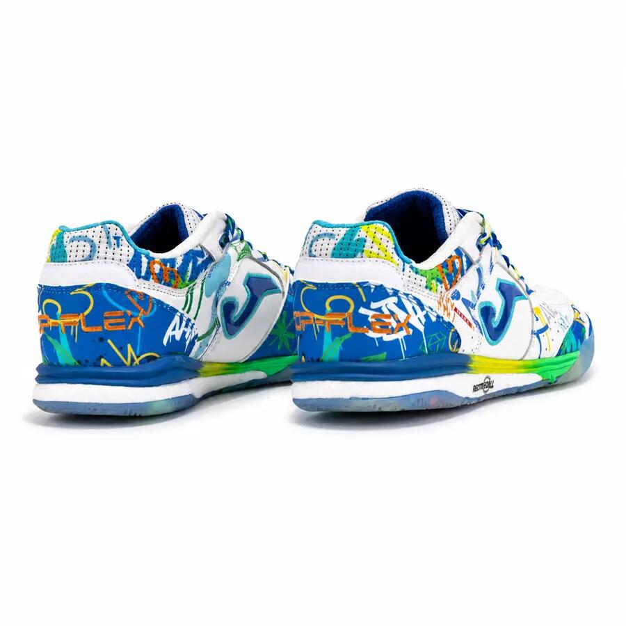 Sapatilhas Futsal Adulto Joma Top Flex Rebound 26 IN Branco 3/12