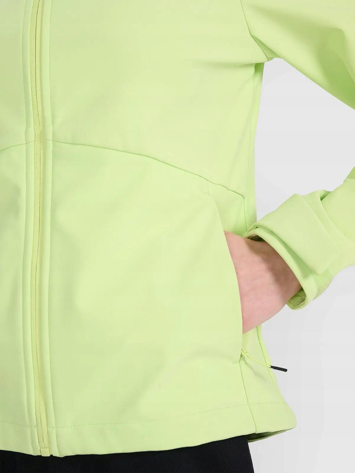 KURTKA DAMSKA 4F SOFTSHELL WIATRODPORNA         ZIELONA 5/13