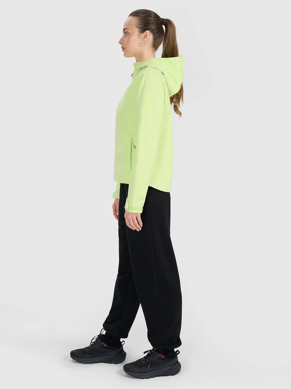 KURTKA DAMSKA 4F SOFTSHELL WIATRODPORNA         ZIELONA 3/13