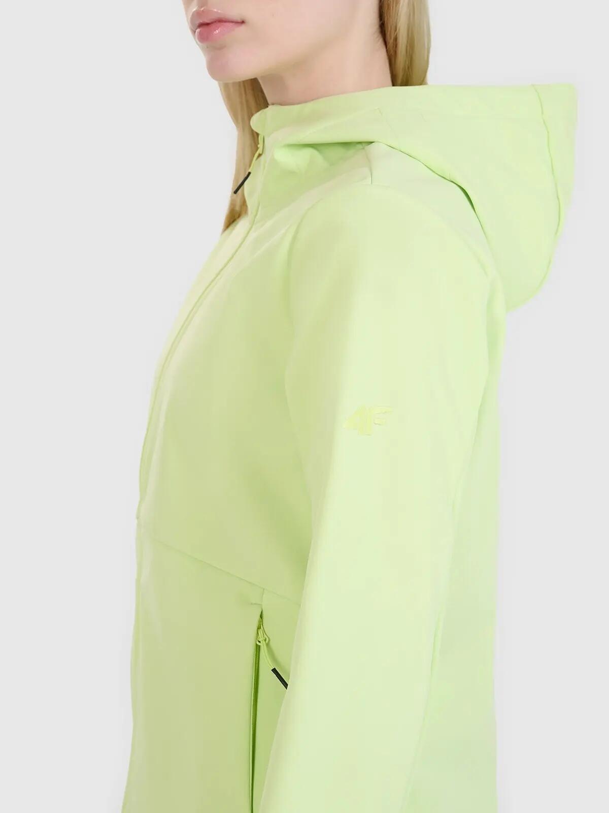 KURTKA DAMSKA 4F SOFTSHELL WIATRODPORNA         ZIELONA 12/13