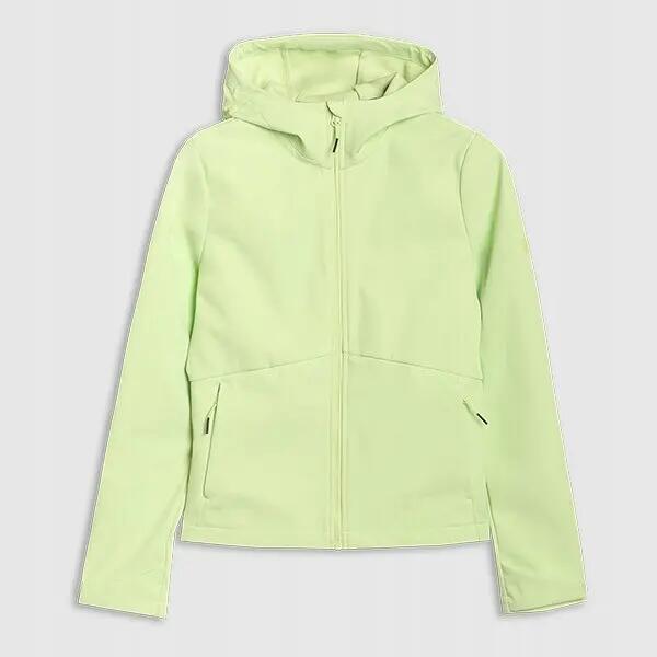 KURTKA DAMSKA 4F SOFTSHELL WIATRODPORNA         ZIELONA 10/13