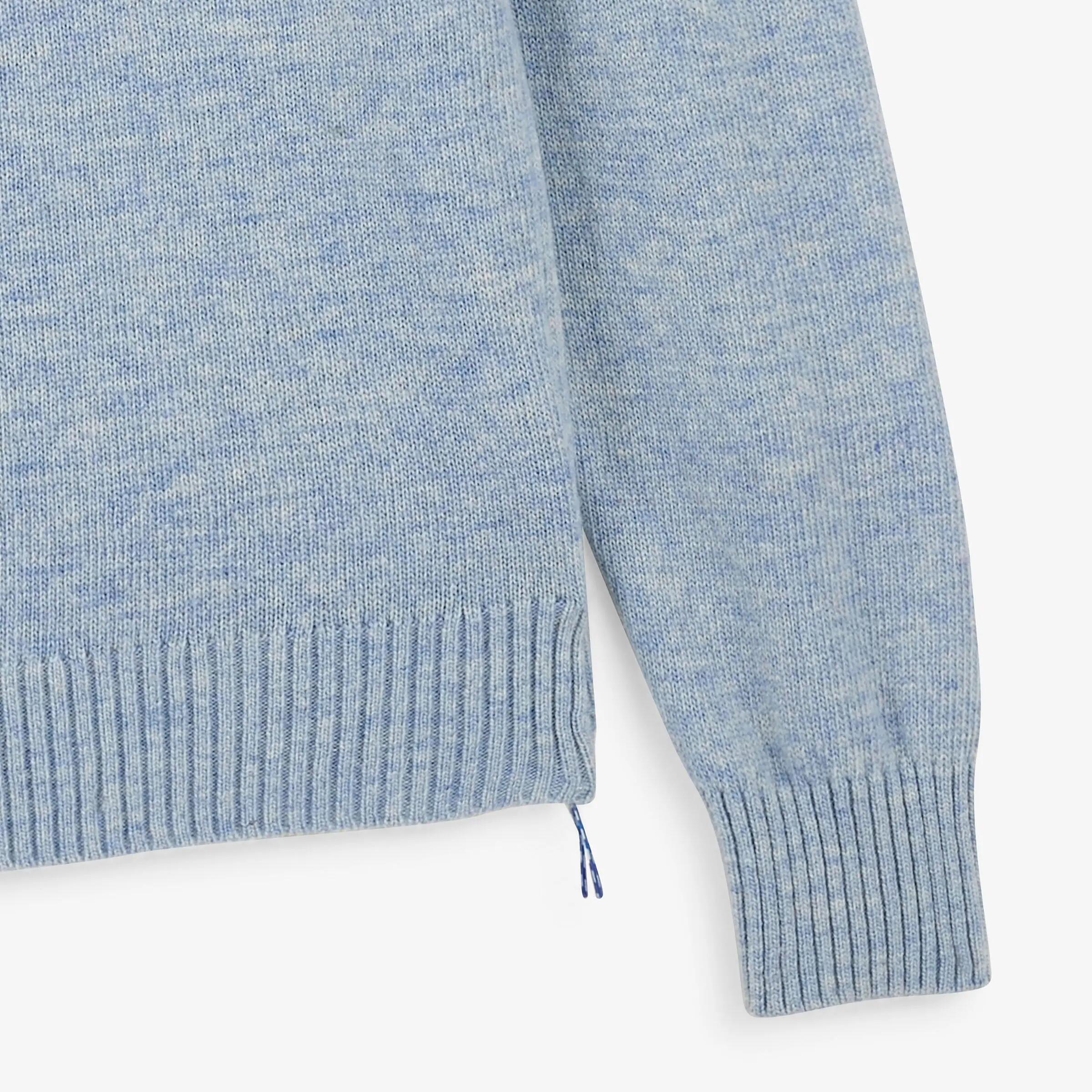Pull laine col rond bleu ciel Madani SBPLAY 5/6