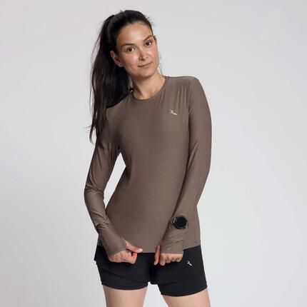 Haut de sport à manches longues pour femme