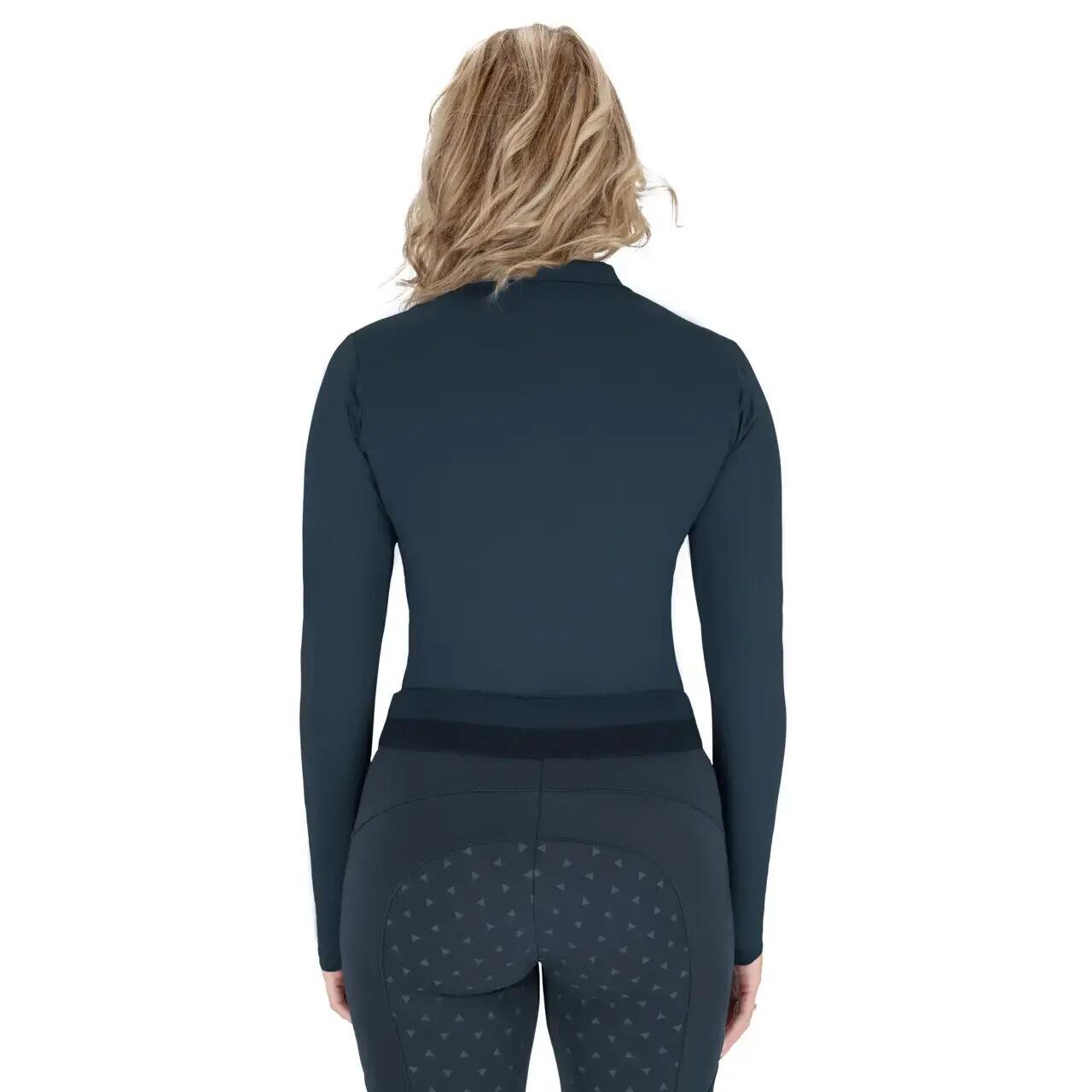 Polo de concours manches longues femme QHP Teddie 2/4