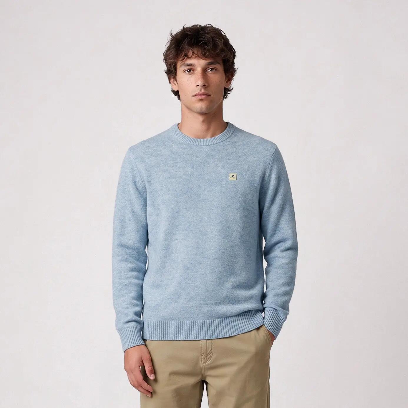 Pull laine col rond bleu ciel Madani SBPLAY 2/6