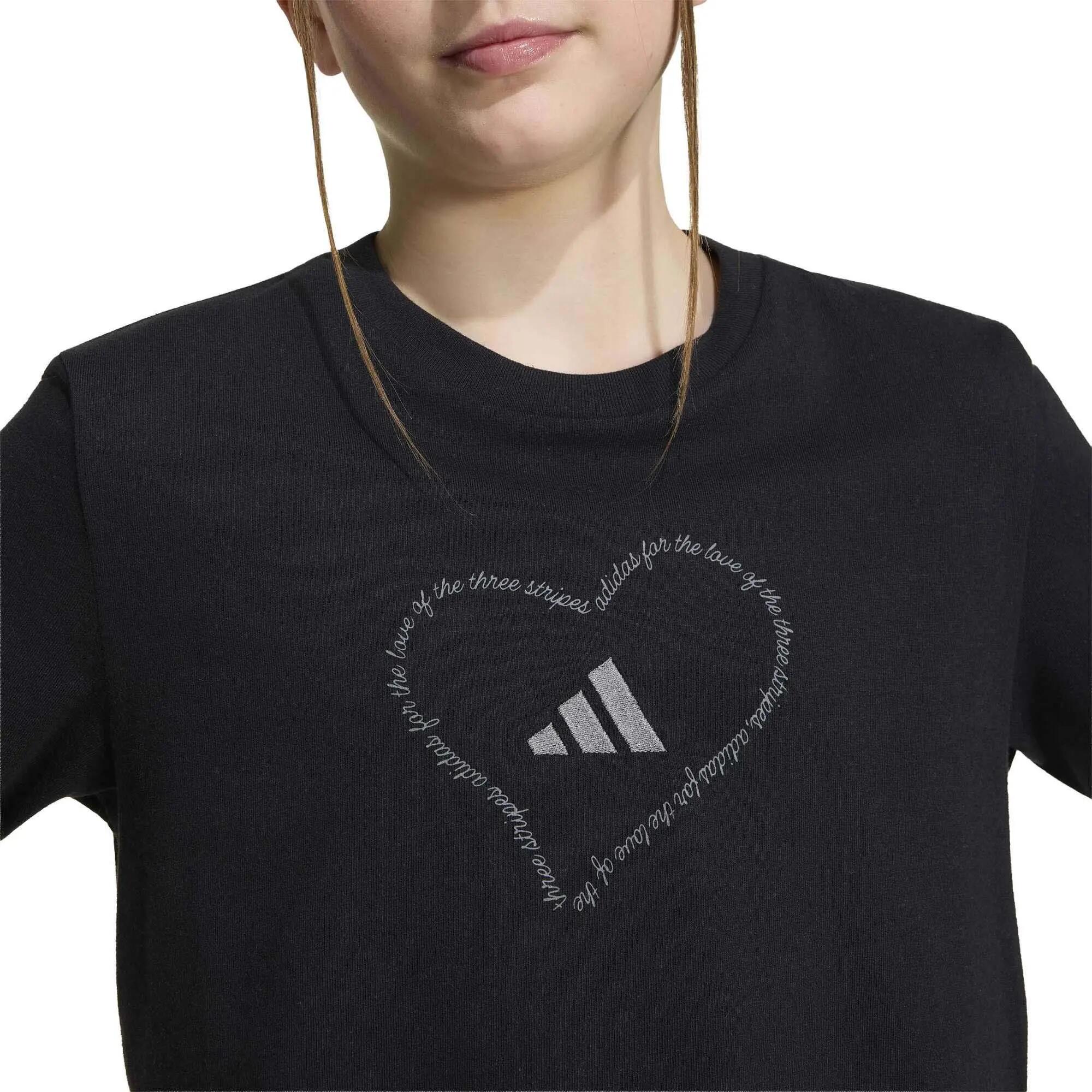 T-Shirt Adidas Sport Jg Satin T Enfant 5/5