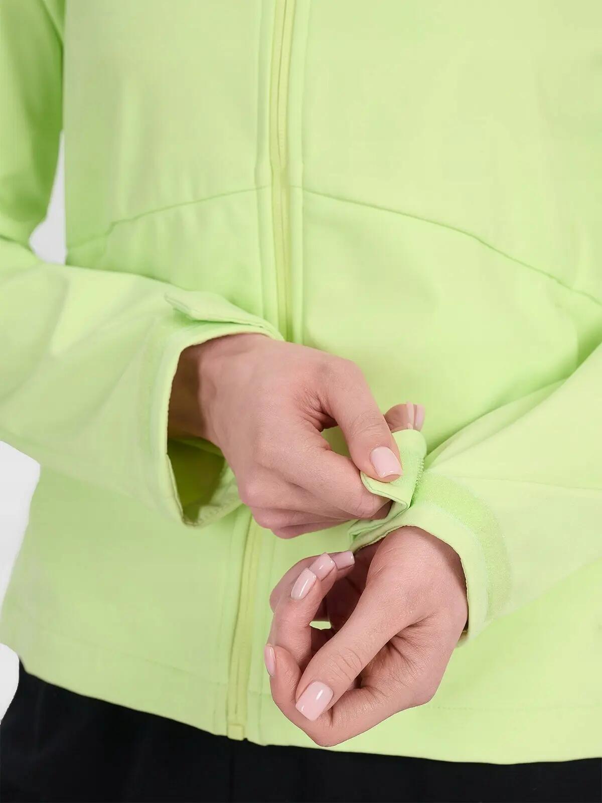 KURTKA DAMSKA 4F SOFTSHELL WIATRODPORNA         ZIELONA 6/13