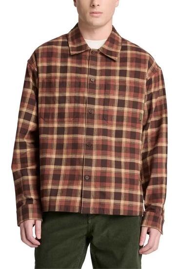 Camicia - sportswear - uomo - flanella relaxed quadri - blu