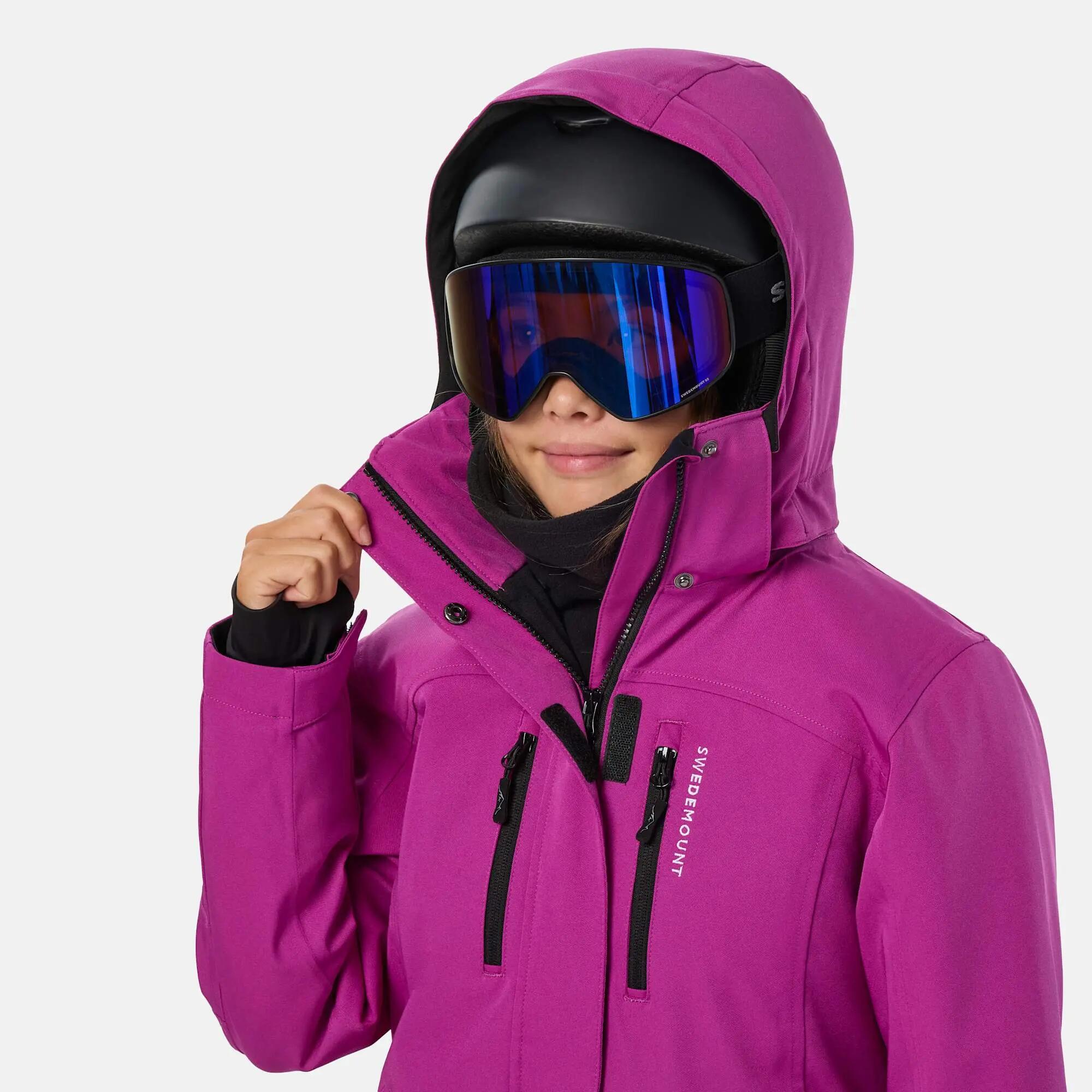 Kurtka Narciarska Narciarstwo Dziecko Cervinia Wodoodporność 5/13