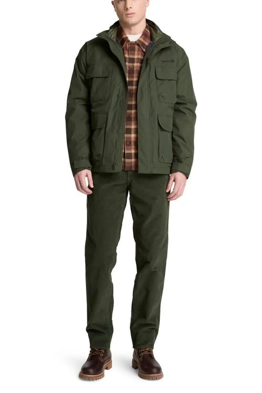 Overhemd - Casual - Heren - Relaxed fit, katoen flanel - Bruin. 2/4