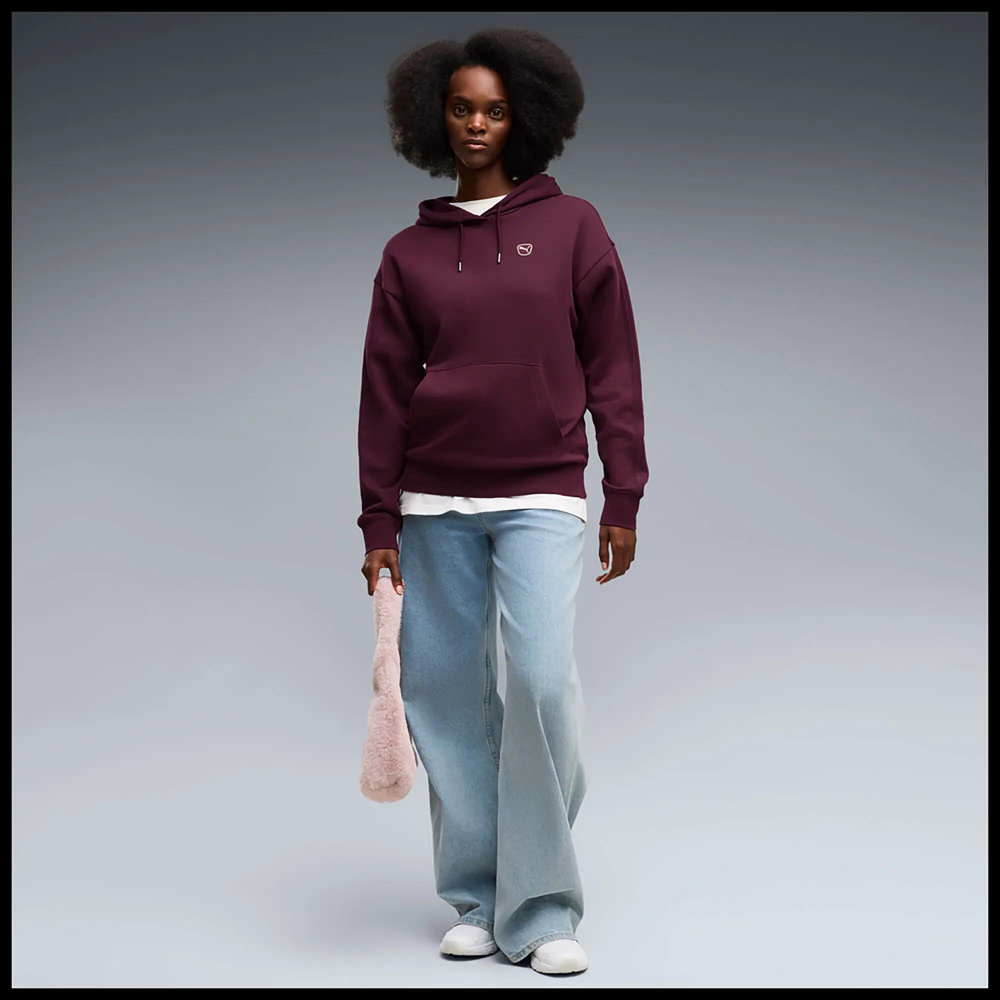 Bluza Puma Ess Elevated Comfort Hoodie Fl Damskie 4/4