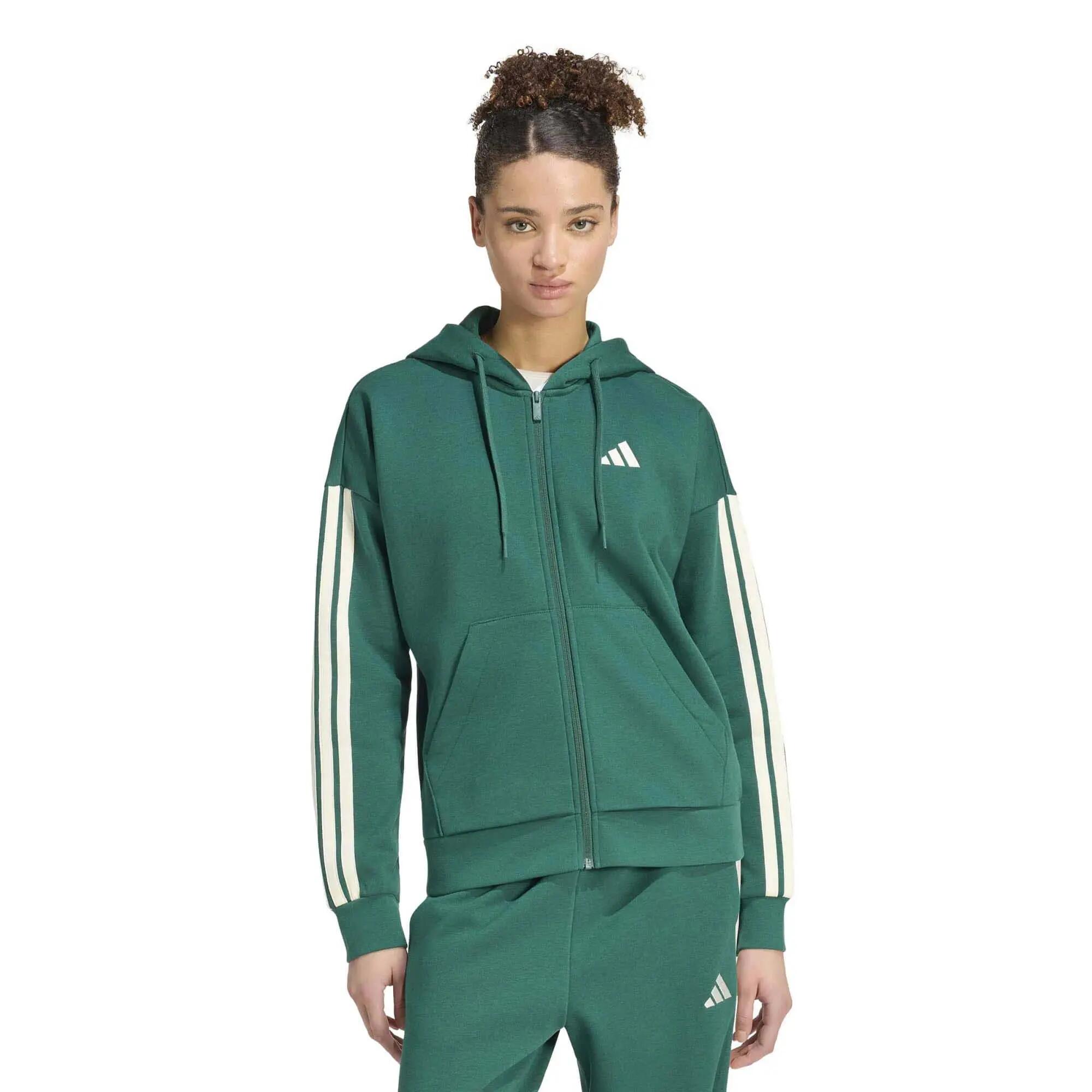 Bluza Adidas Sport W 3S Fl Fz Hd Damskie 2/5
