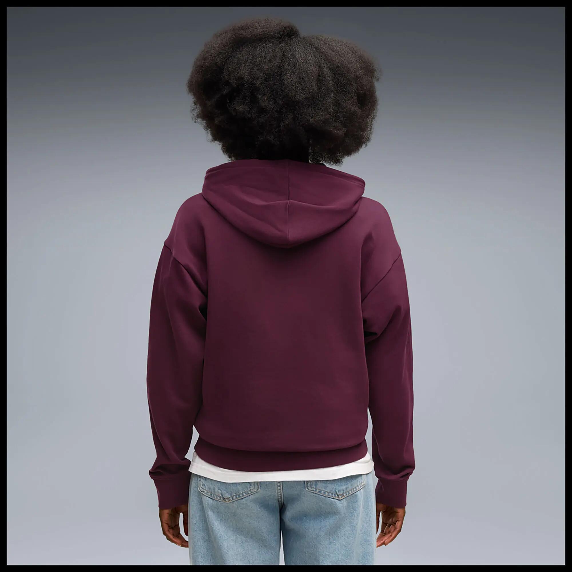 Bluza Puma Ess Elevated Comfort Hoodie Fl Damskie 3/4