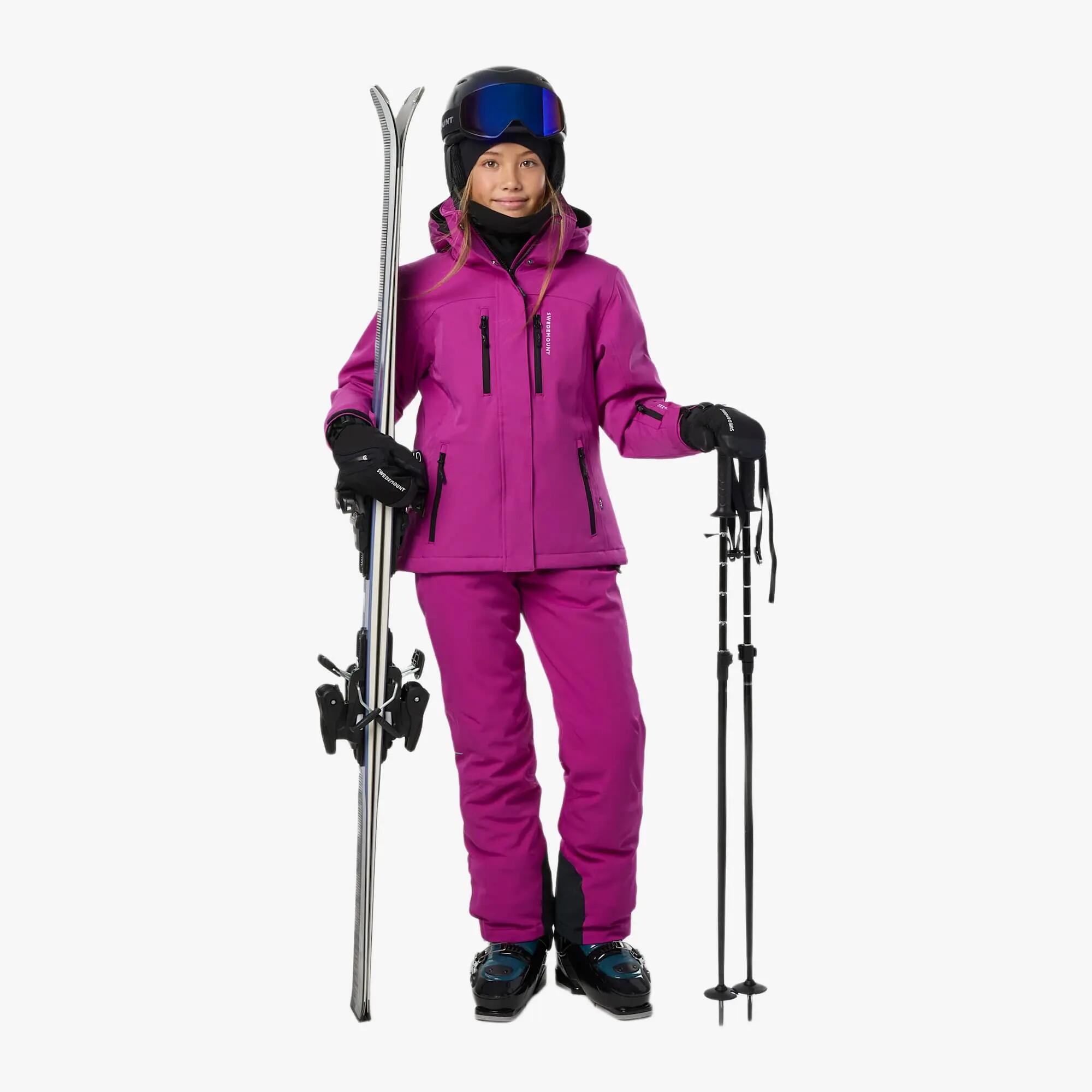 Kurtka Narciarska Narciarstwo Dziecko Cervinia Wodoodporność 3/13