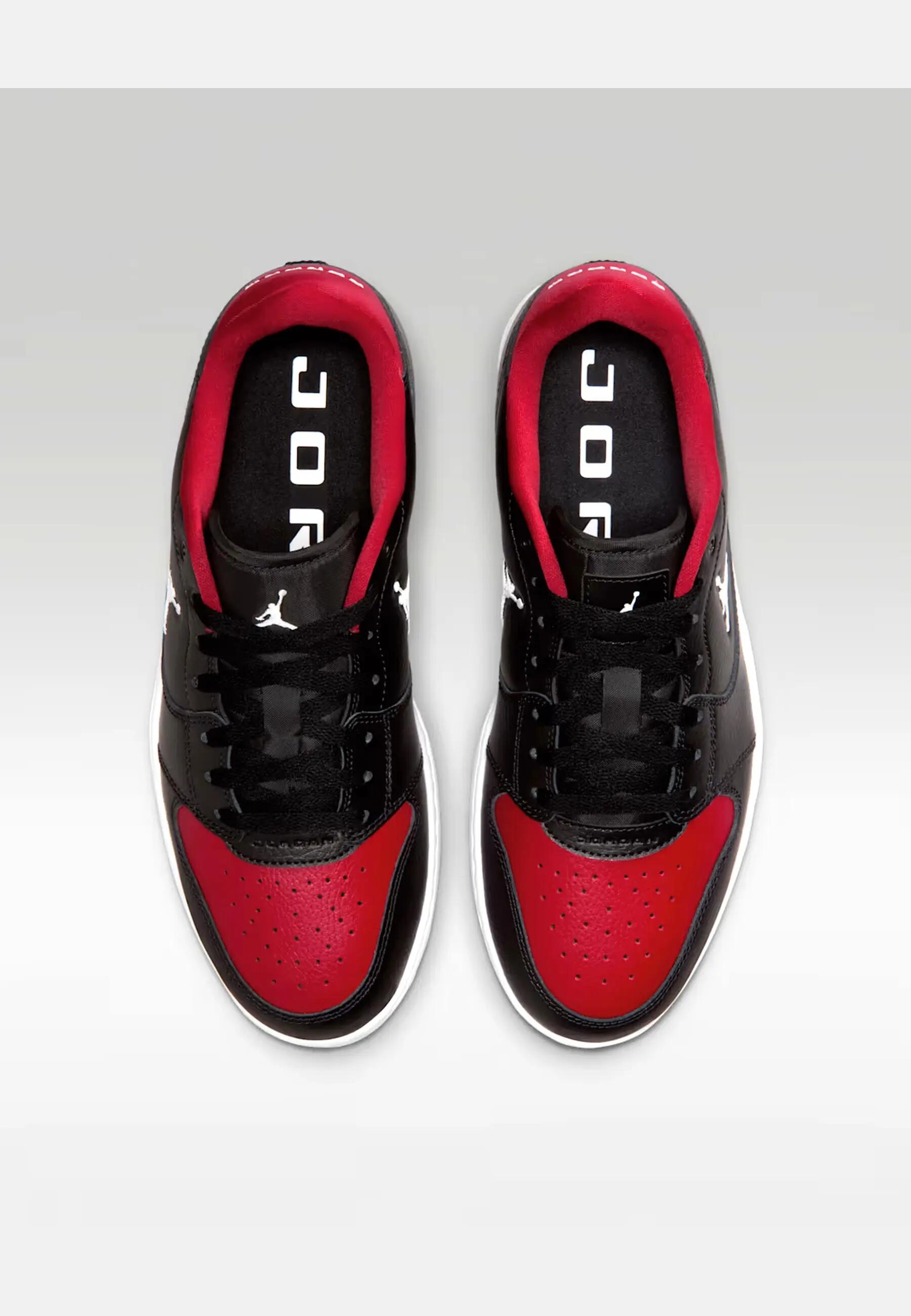 Scarpe da basket Nike Court Connect Low Nero/Rosso 3/3