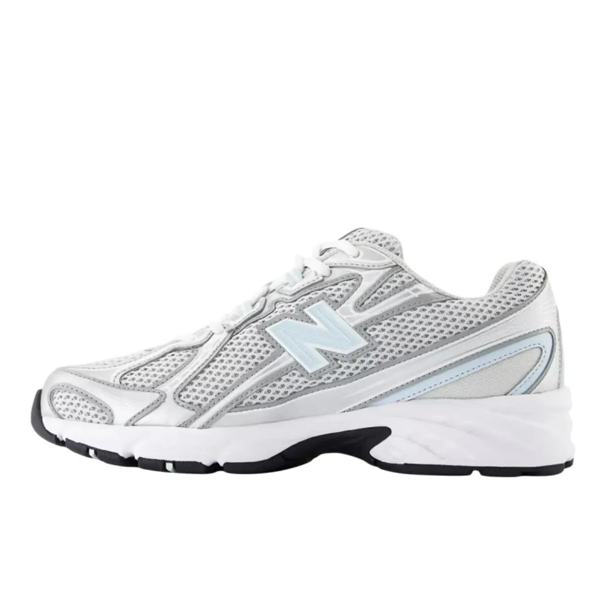 New Balance 740 Grey Matter Frosted Glass Silver Metallic 3/5