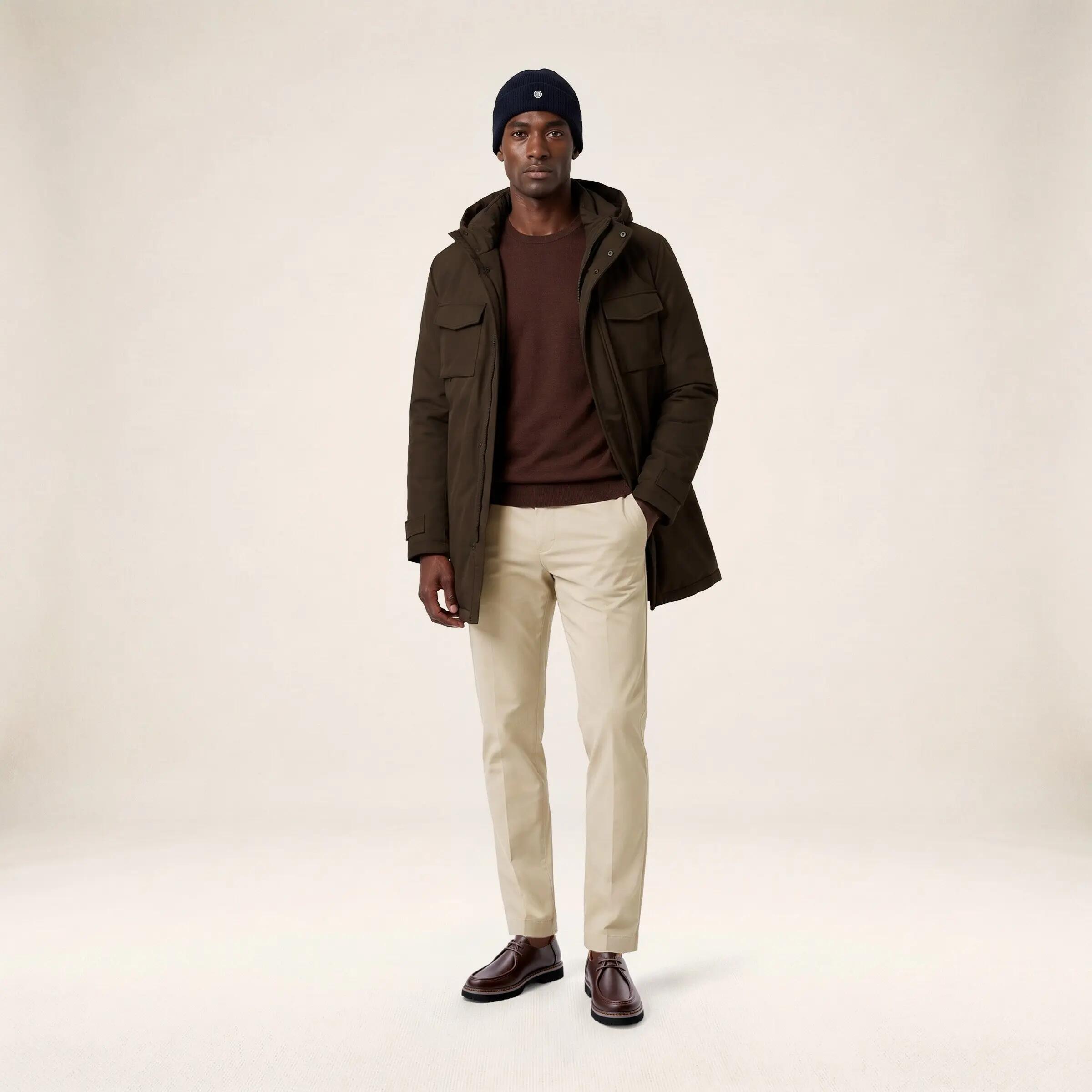 Parka à capuche marron Laurent 6/6