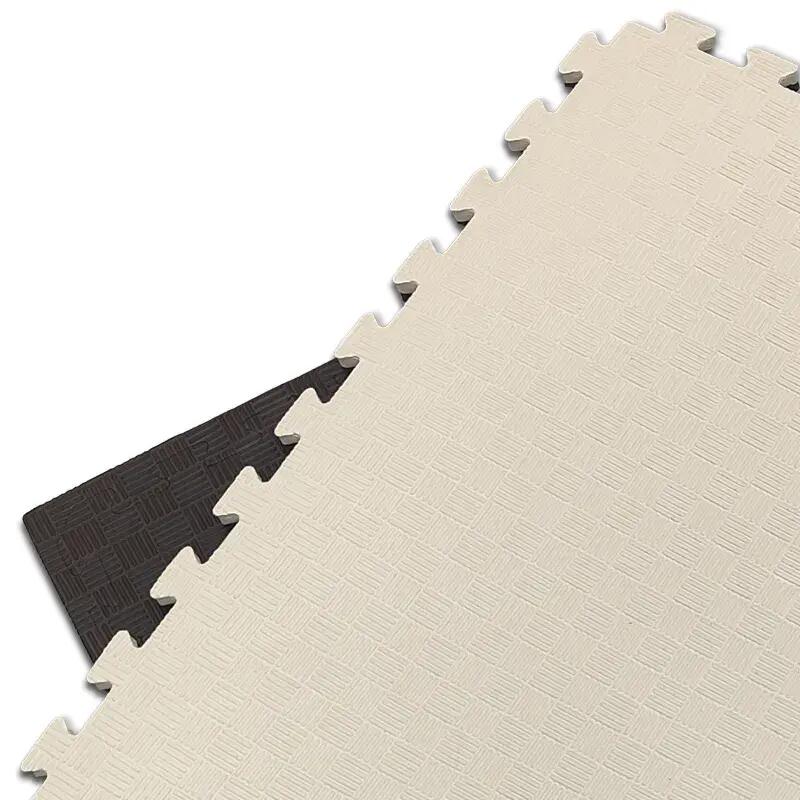 Arquiservi - Tatami Puzzle Ignifugo 1x1m x2cm - Pack de 10 Marrón - Beige 7/7