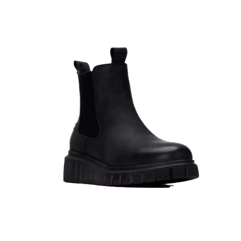 Botines Planos Mujer Refresh  Negro 3/3