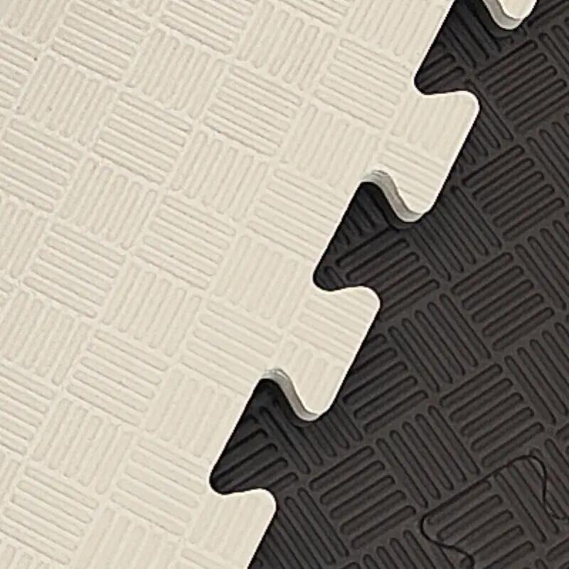 Arquiservi - Tatami Puzzle Ignifugo 1x1m x2cm - Pack de 10 Marrón - Beige 6/7