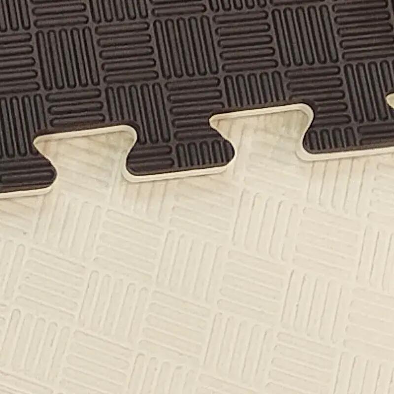 Arquiservi - Tatami Puzzle Ignifugo 1x1m x2cm - Pack de 10 Marrón - Beige 5/7