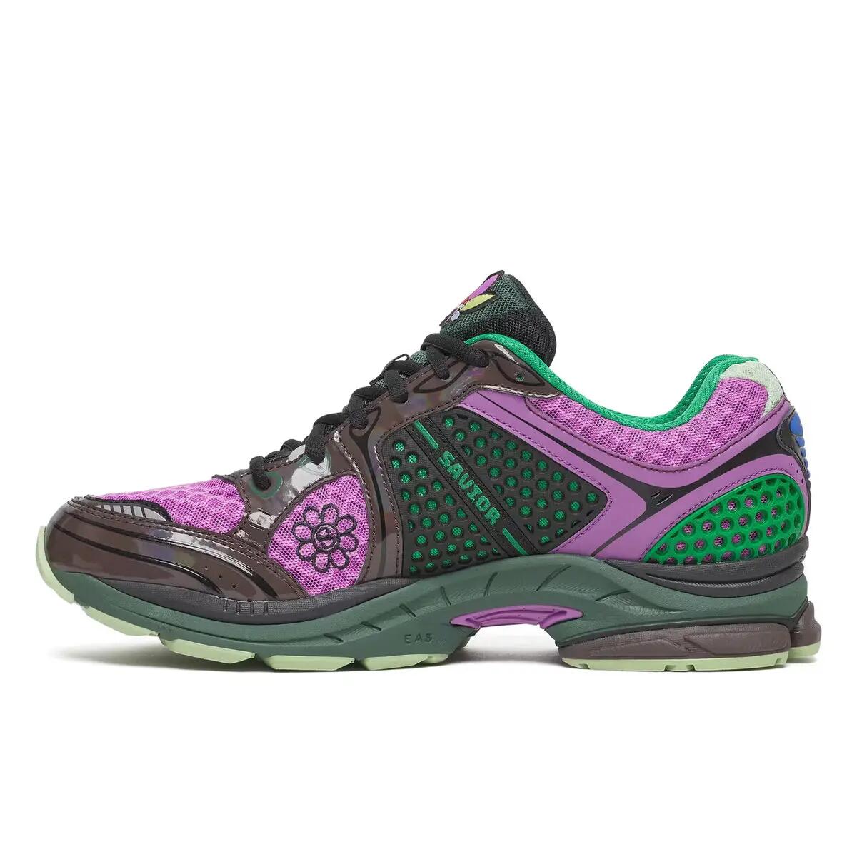 Saucony Progrid Triumph 4 Jae Tips Flowers Grow Uptown Perilla 5/5