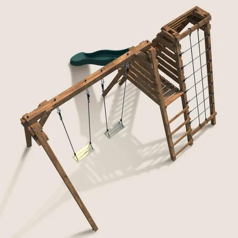 Aire de jeux avec tipi et toboggan APOLLON 5/5