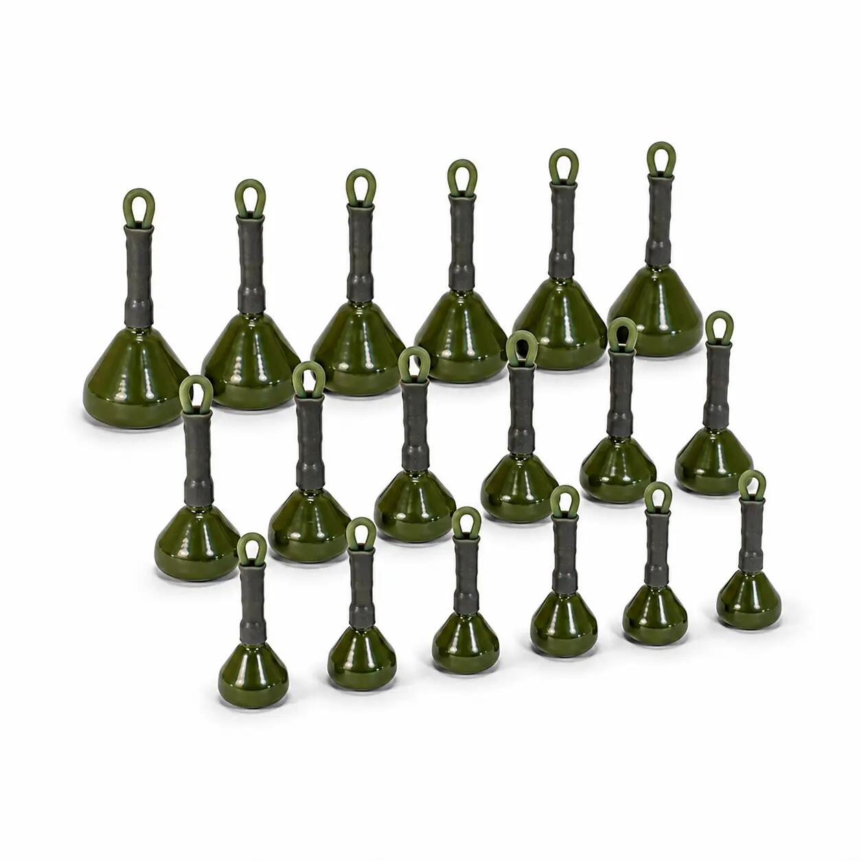 Faith Backlead Set - 18 Stuks - 25/35/50 g - Toplood - Tacklebox 4/5