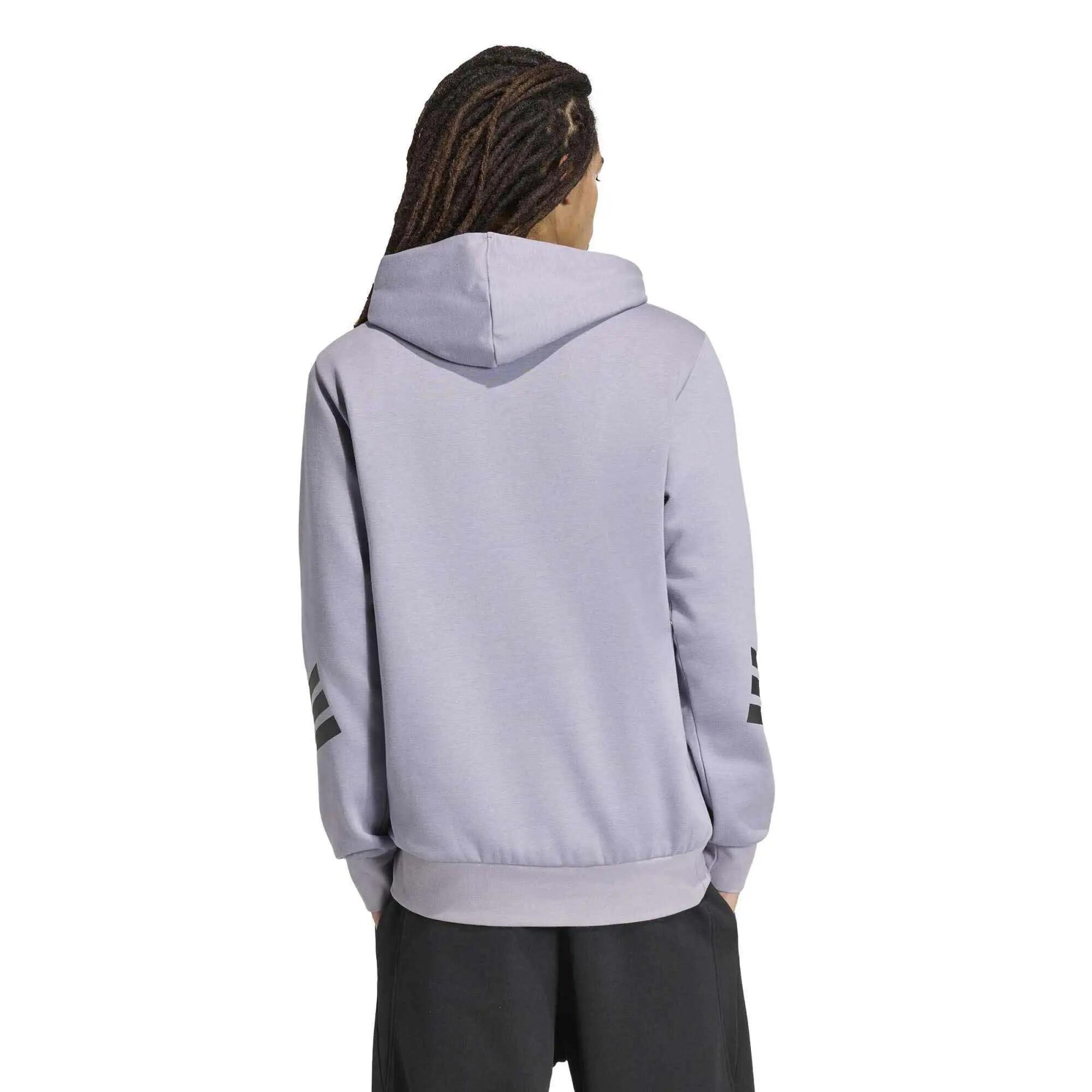 Bluza Z Kapturem Adidas Sport M Fl 3S Hd Swt Dorośli 3/5