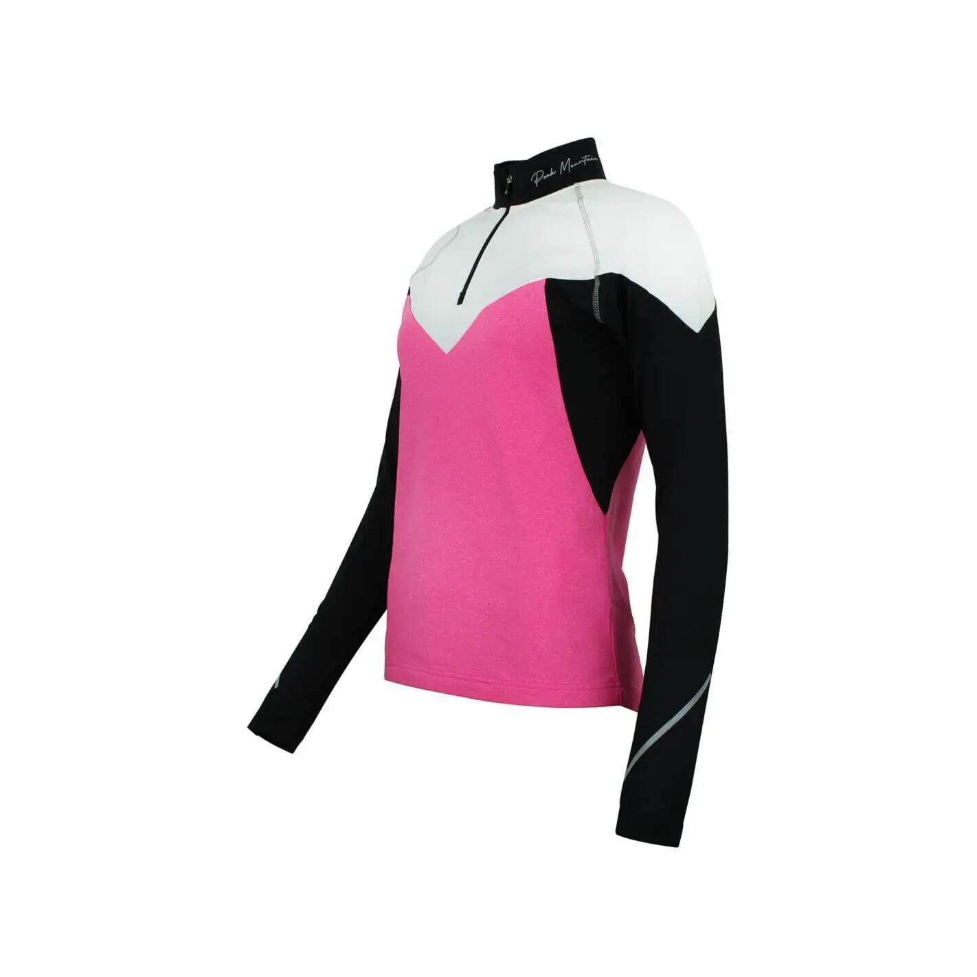 Maglietta donna 1st skin con zip Peak Mountain 3/3