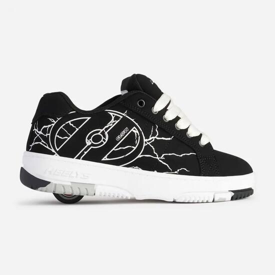 Chaussures - Kolect Glow - Lumineux, Roulettes - Noir/Blanc