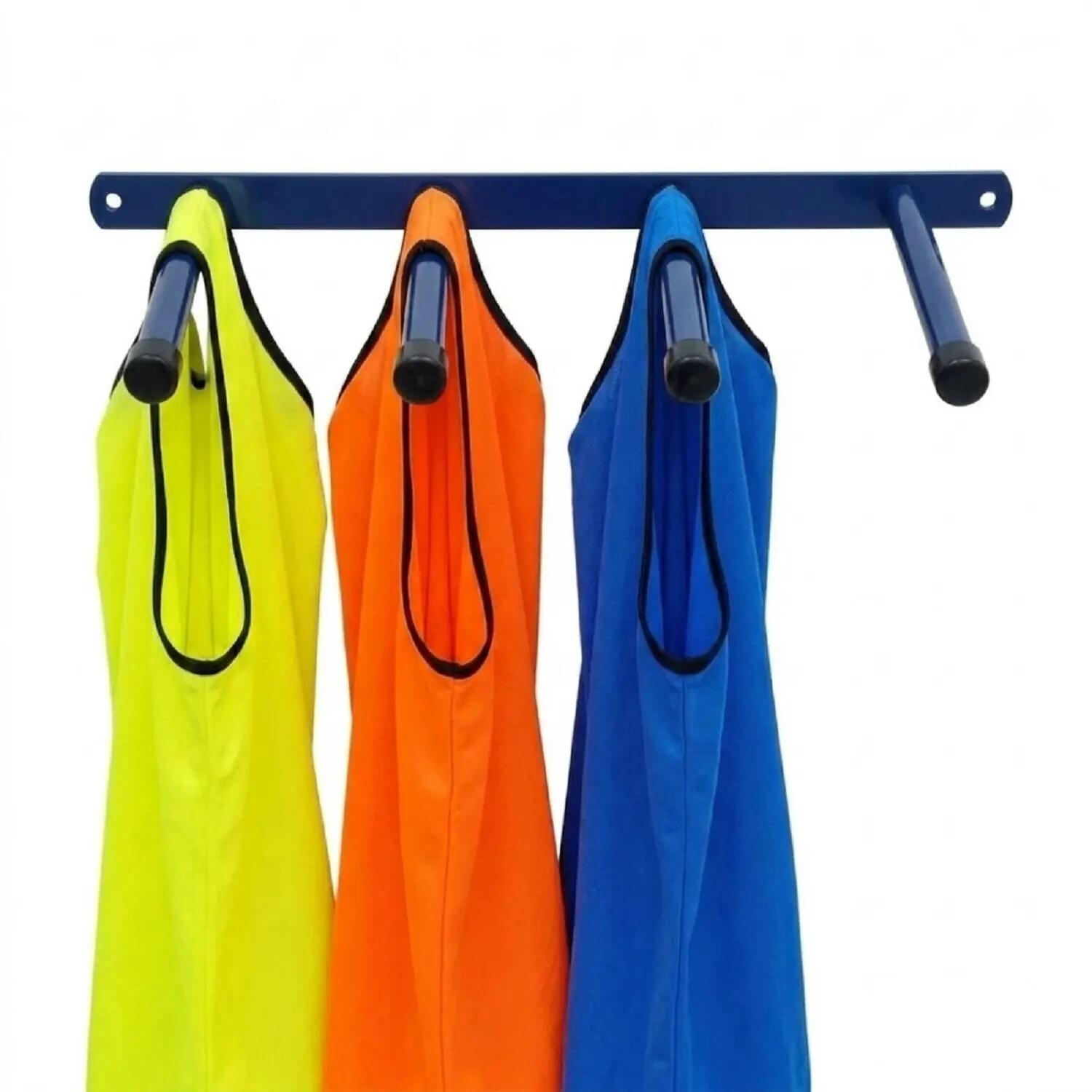 Suporte Mural Metálico para Arcos e Material de Ginástica Zastor Raxen Azul 2/4