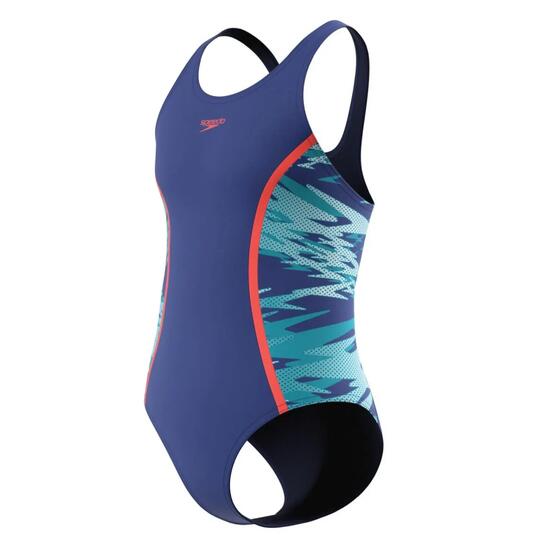 Speedo Hyperboom Splice Muscleback Badeanzug Mädchen