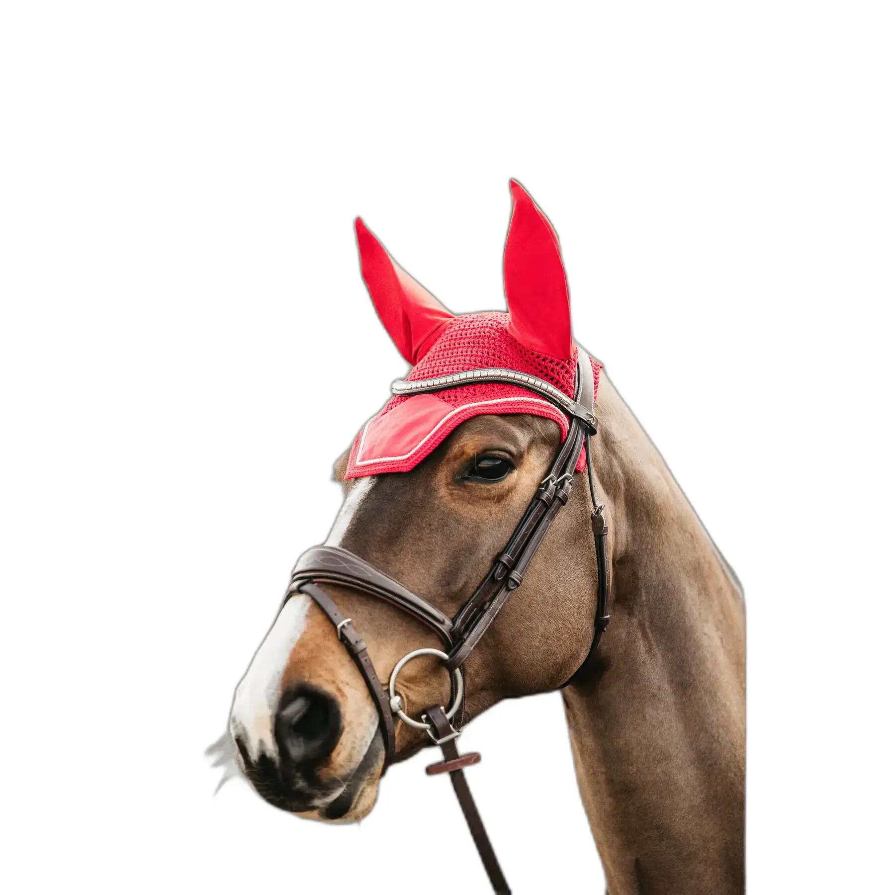 Bonnet anti-mouche Wellington soundless velvet rouge 2/3