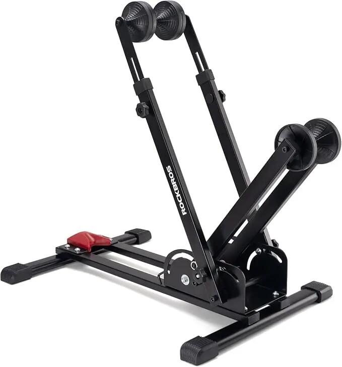 Suport bicicletă pliabil din oțel carbon Rockbros - pentru podea