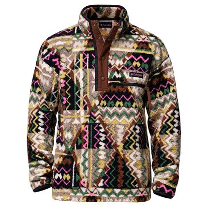 Fleecepullover wärmend Herren - Helvetia™ II Printed Half Snap Fleece
